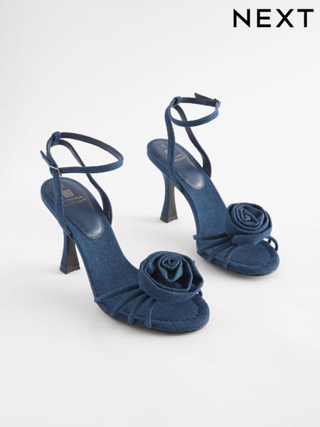 Denim Forever Comfort® Corsage Heeled Sandals (103571) | € 15