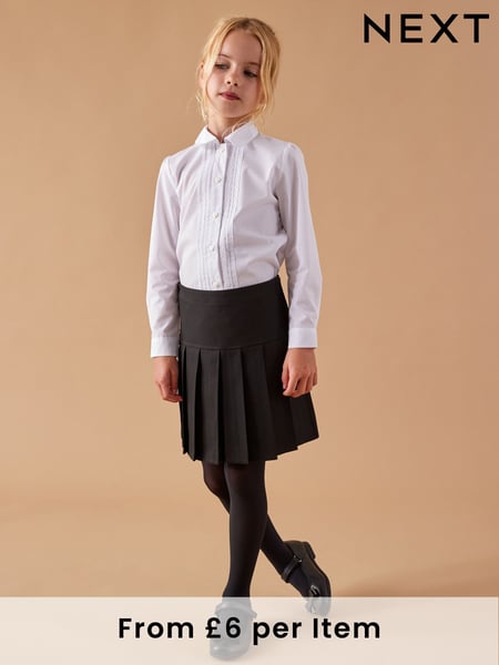 Black Regular Waist Pleated School Skirts 2 Pack (3-16yrs) (110320) | € 17 - € 31