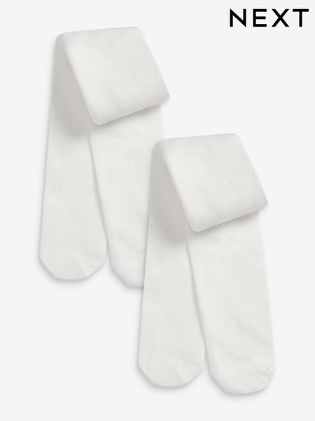 Ecru Baby Tights 2 Pack (0mths-2yrs) (114516) | € 10