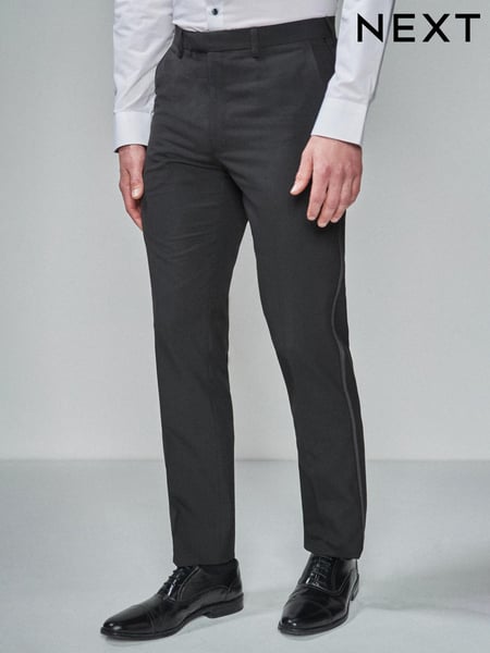 Tape Detail Regular Fit Tuxedo Suit Trousers (127417) | € 52