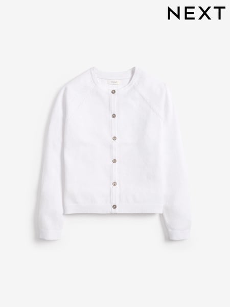 White Button-Up Cardigan (3-16yrs) (137138) | € 16 - € 23
