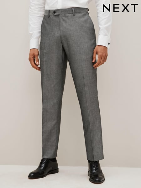 Light Grey Regular Fit Suit Trousers (142313) | € 26