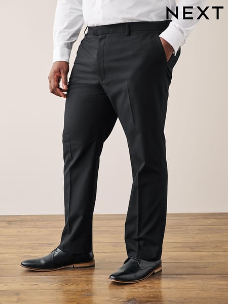Black Regular Fit Tuxedo Suit Trousers (147081) | € 52
