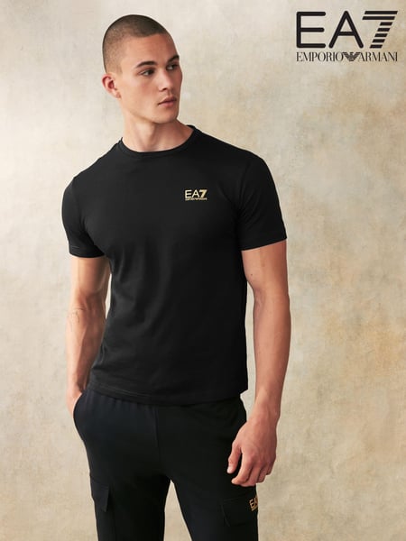 Emporio Armani EA7 Core ID Logo 100% Cotton T-Shirt (147850) | € 76