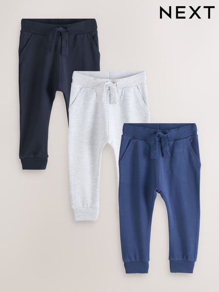 Blue/Grey/Navy Super Skinny Joggers 3 Pack (3mths-7yrs) (156354) | € 24 - € 30