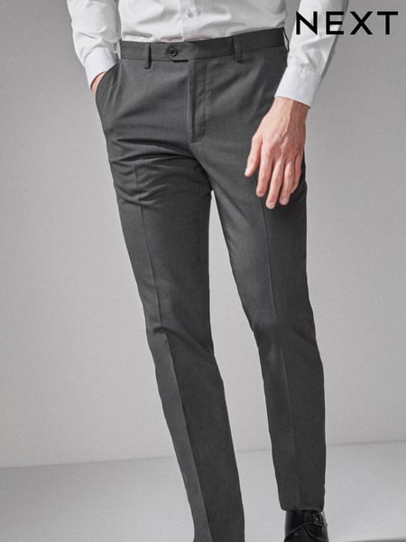 Charcoal Grey Tailored Fit Suit Trousers (156960) | € 52