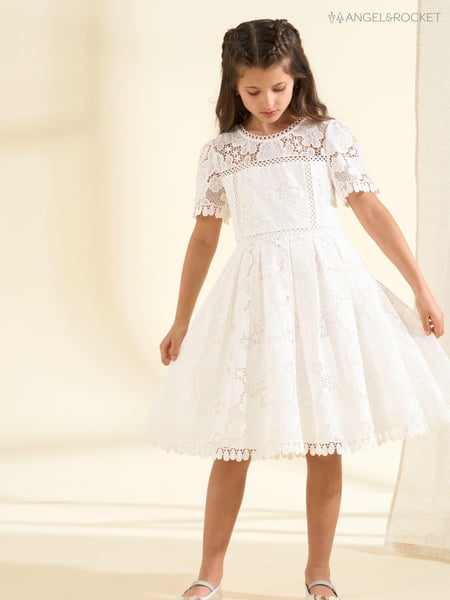 Angel & Rocket White Lace Mavea Dress (163417) | € 62 - € 70