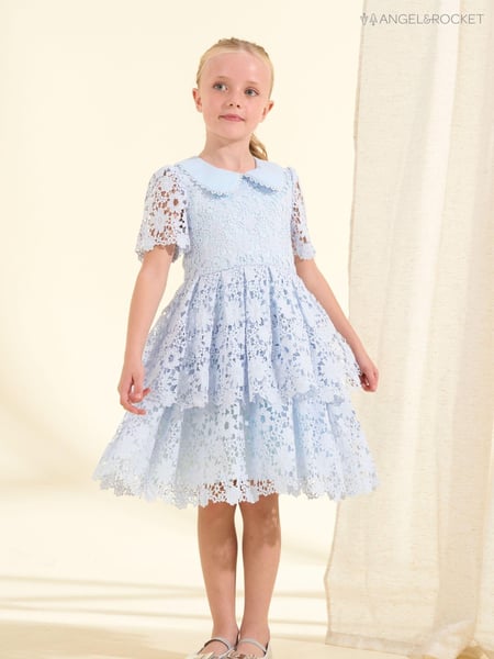 Angel & Rocket Cornflower Blue Mavea Lace Dress (163565) | € 62 - € 70