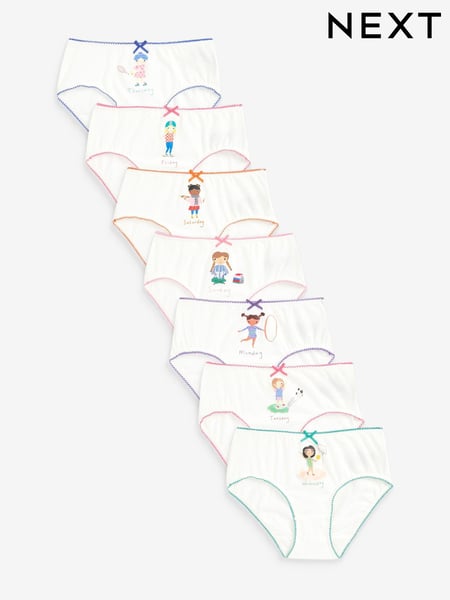 White Days Of The Week Briefs 7 Pack (1.5-12yrs) (166037) | € 14 - € 17