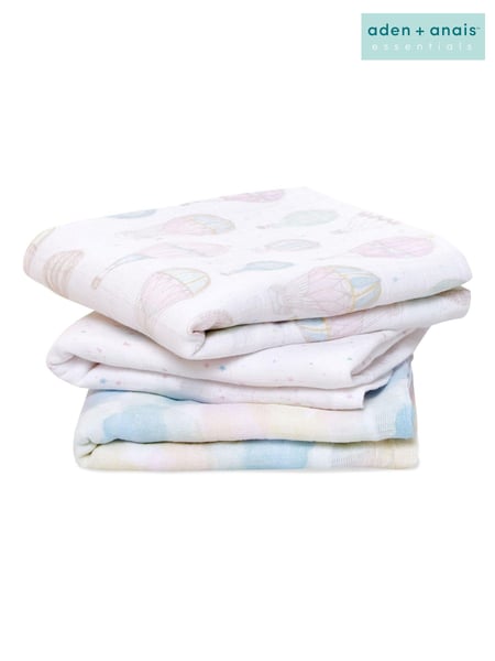 aden + anais Pink Cotton Muslin Squares 3 Pack (167331) | € 36