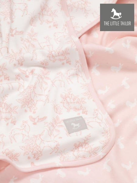 The Little Tailor Baby Soft Jersey 100% Cotton Bunny Print Blanket (173627) | 27 €