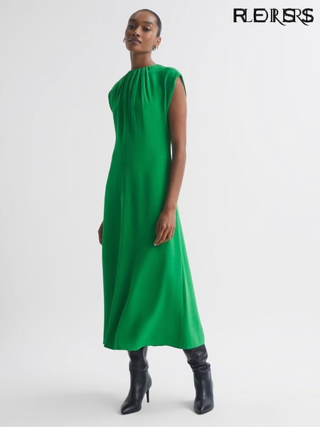 Florere Tie Neck Midi Dress (187763) | € 309