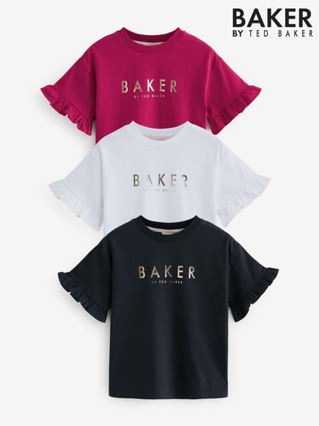 Baker by Ted Baker 100% Cotton T-Shirts 3 Pack (188438) | € 47 - € 55