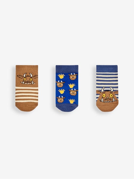JoJo Maman Bébé Brown 3-Pack The Gruffalo Socks (188800) | € 17