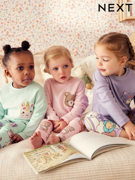 Pastel Character Legging Pyjamas 3 Pack (9mths-10yrs) (192119) | € 38 - € 47