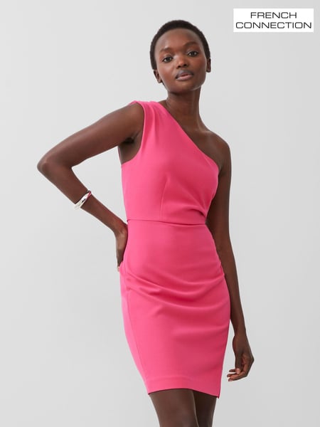 French Connection Pink Whisper One Shoulder Dress (193891) | € 120