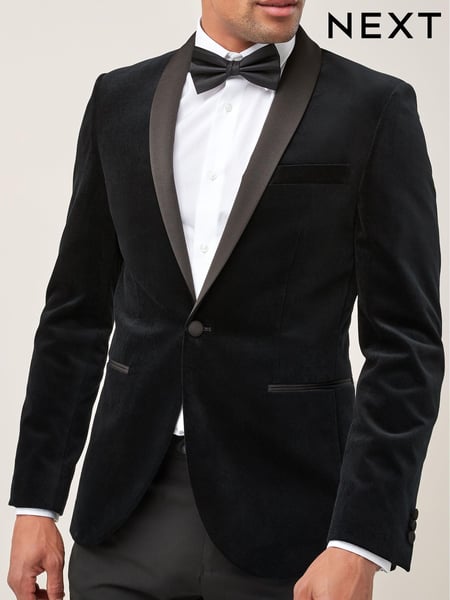 Black Slim Velvet Jacket (196542) | € 29