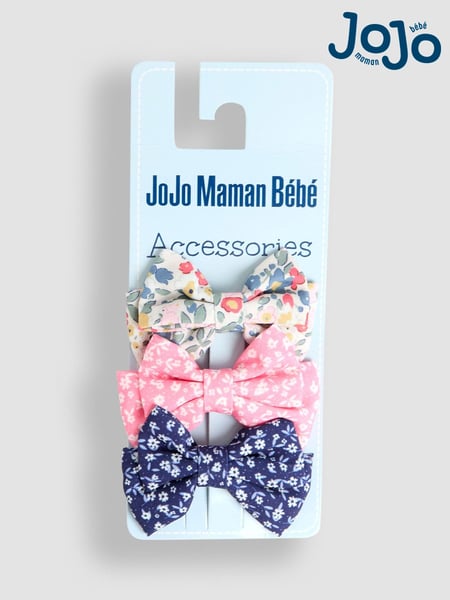 JoJo Maman Bébé Multi 3-Pack Bow Clips (197746) | € 12