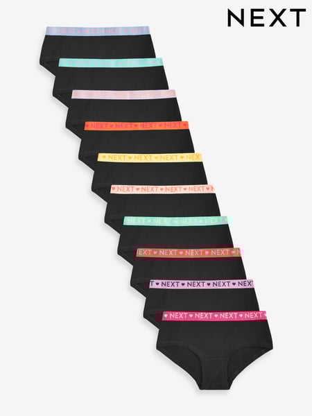 Black Hipster Briefs 10 Pack (1.5-16yrs) (199090) | € 23 - € 31
