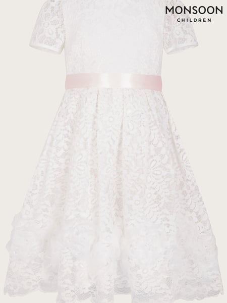 Monsoon Cream Arya Lace Dress (203098) | € 44 - € 50