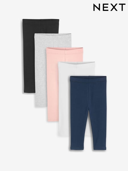 Multi 5 Pack Cotton Leggings (3mths-7yrs) (219754) | € 21 - € 27
