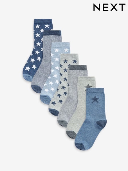 Blue Stars Cotton Rich Socks 7 Pack (259751) | € 12 - € 15