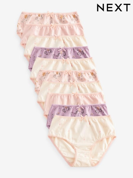 Pink/Purple Ballerina Briefs 10 Pack (1.5-16yrs) (261882) | € 18 - € 21