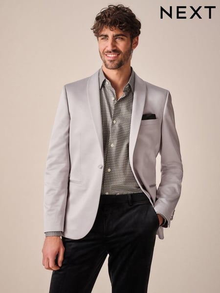 Pink Satin Tuxedo Jacket (275365) | € 23