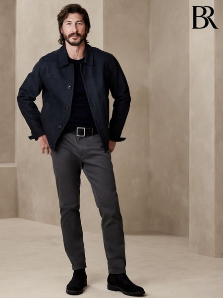 Banana Republic Dark Grey Slim Rapid Movement Chino (293149) | € 117