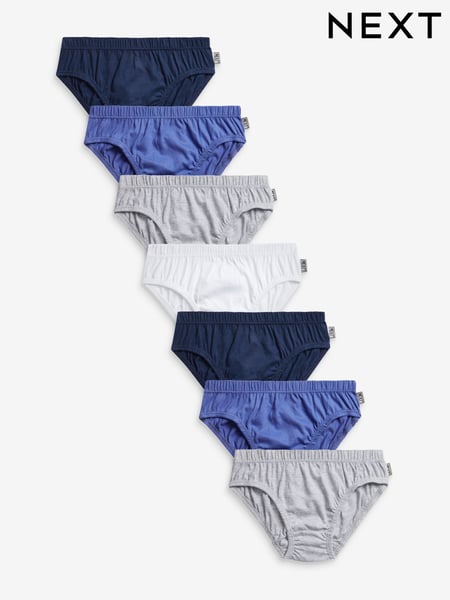 Blue 100% Cotton Briefs 7 Pack (1.5-16yrs) (293938) | € 14 - € 21
