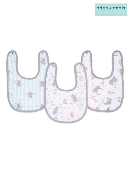 aden + anais Essentials Disney Dumbo New Heights Snap Bib 3 Pack (298769) | € 6