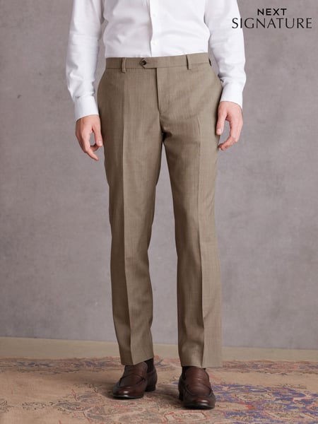 Stone Slim Fit Signature Wool Suit: Trousers (302289) | € 20