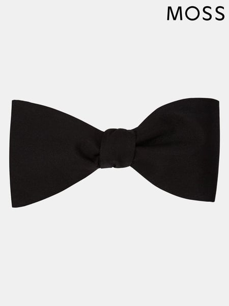 MOSS Black Self Tie Silk Bow Tie (317506) | € 47