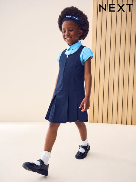 Marineblau/blau - Zip Front School Pinafore (3-14yrs) (321926) | 13 € - 17 €