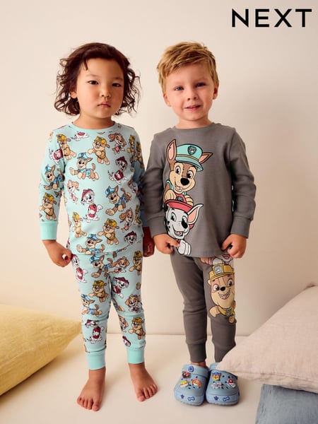 Blue/Grey Paw Patrol 2 Pack Snuggle Pyjamas (9mths-9yrs) (334905) | € 35 - € 44
