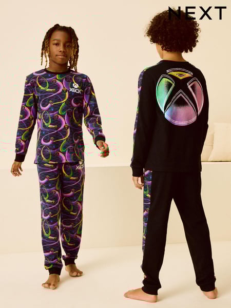 Xbox Black/Pink 2 Pack Long Sleeve Pyjamas (5-16yrs) (335446) | € 30 - € 38