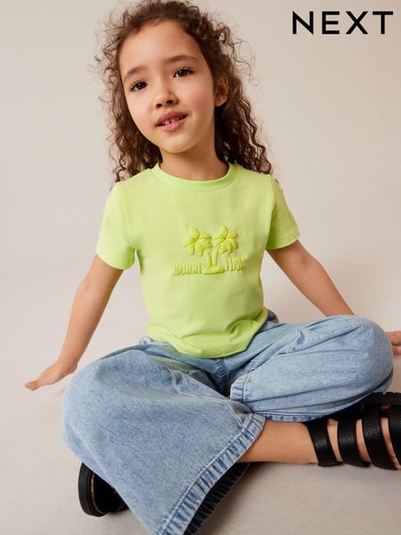 Green/Orange 3 Pack Bright Slogan Boxy T-Shirts (3-16yrs) (335696) | € 14 - € 19