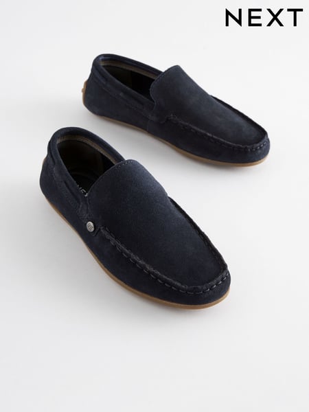 Suede Navy Standard Fit (F) Loafers (337642) | € 40 - € 51