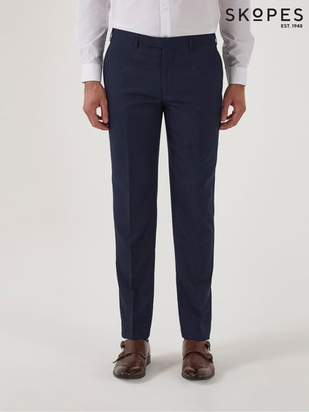 Skopes Navy Blue Harcourt Tapered Fit Suit Trousers (350027) | € 86