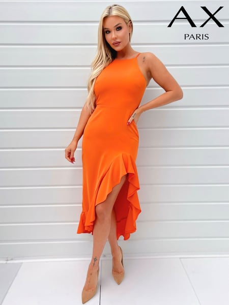 AX Paris Frill Hem High Neck Midi Dress (351985) | € 15