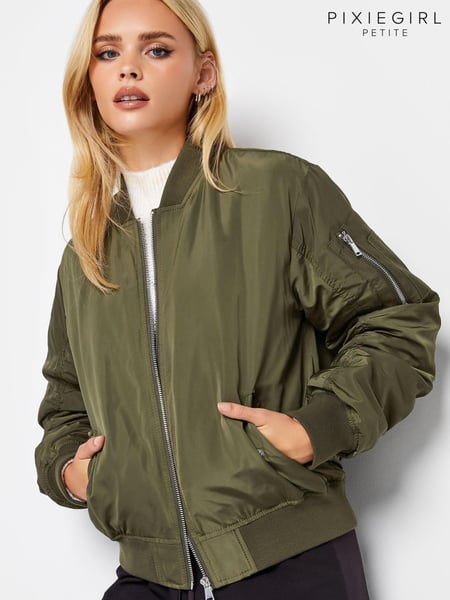 PixieGirl Petite Green Bomber Jacket (352610) | € 47