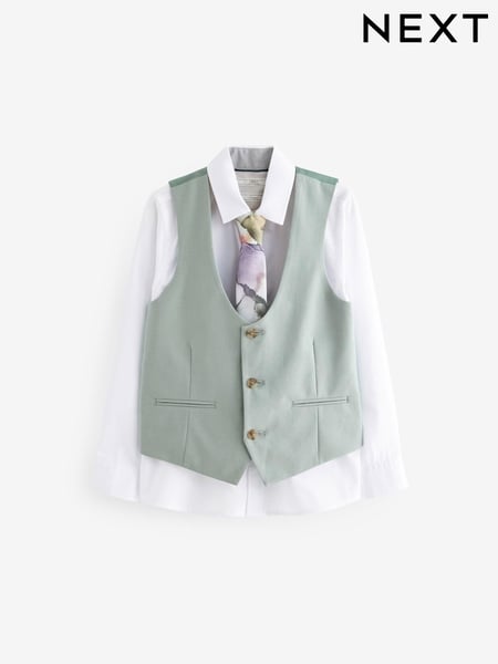 Mint Green Waistcoat Set (12mths-16yrs) (356978) | € 21 - € 27