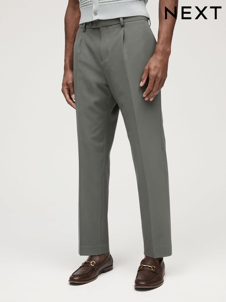 Green Relaxed Fit Motionflex Stretch Suit Trousers (364254) | € 12