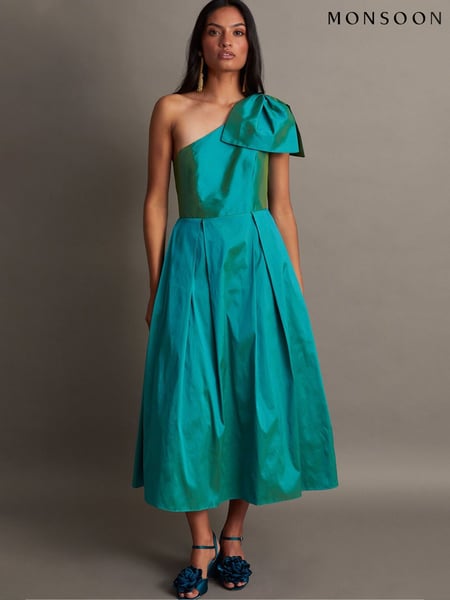 Monsoon Blue Bliss One-Shoulder Dress (370369) | € 39