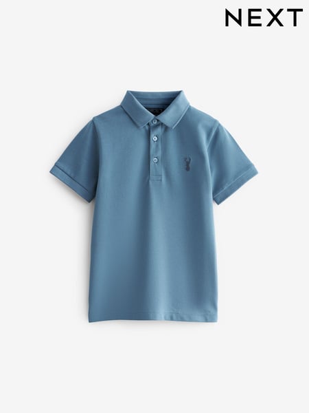 Blue Mid Short Sleeve Polo Shirt (3-16yrs) (373568) | € 10 - € 17