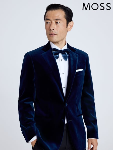 MOSS Blue Regular Fit 100% Cotton Jacket (375491) | € 310