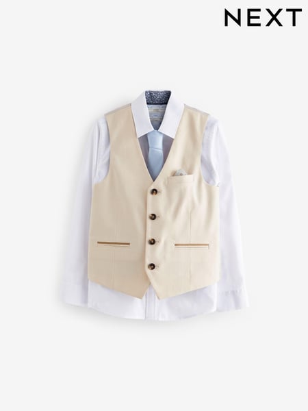 Neutral Waistcoat Set (12mths-16yrs) (376821) | € 17 - € 22