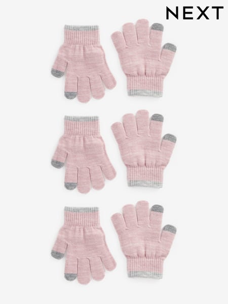 Pink 3 Pack Touch Tip Magic Gloves (3-16yrs) (379772) | € 5 - € 7