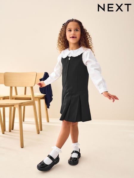 Schwarz - Zip Front School Pinafore (3-14yrs) (384149) | 13 € - 17 €