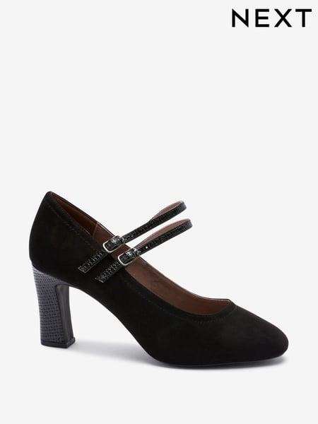 Black Extra Wide Fit Forever Comfort® Mary Jane Shoes (387202) | € 17
